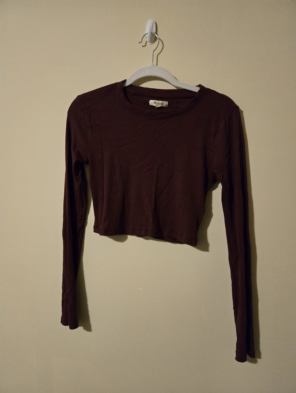 Madewell Cropped Long Sleeve